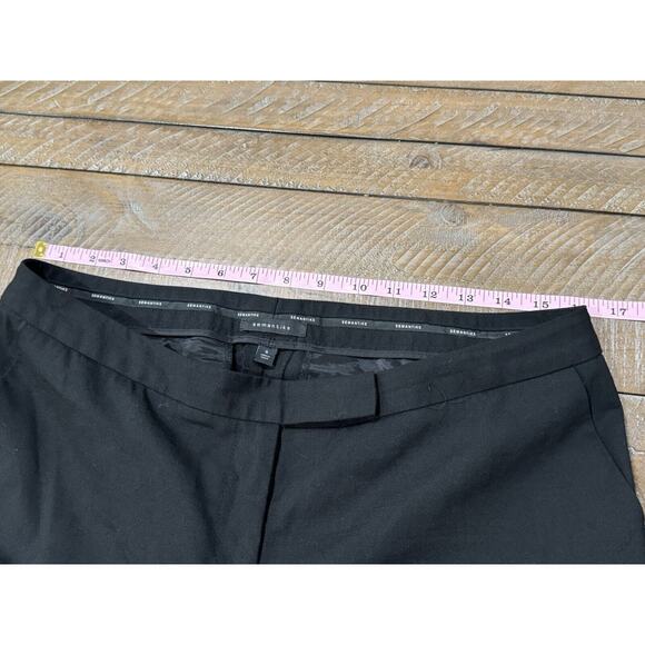Semantiks Black Wool Blend Dress Pants - Size 8 - Picture 6 of 10